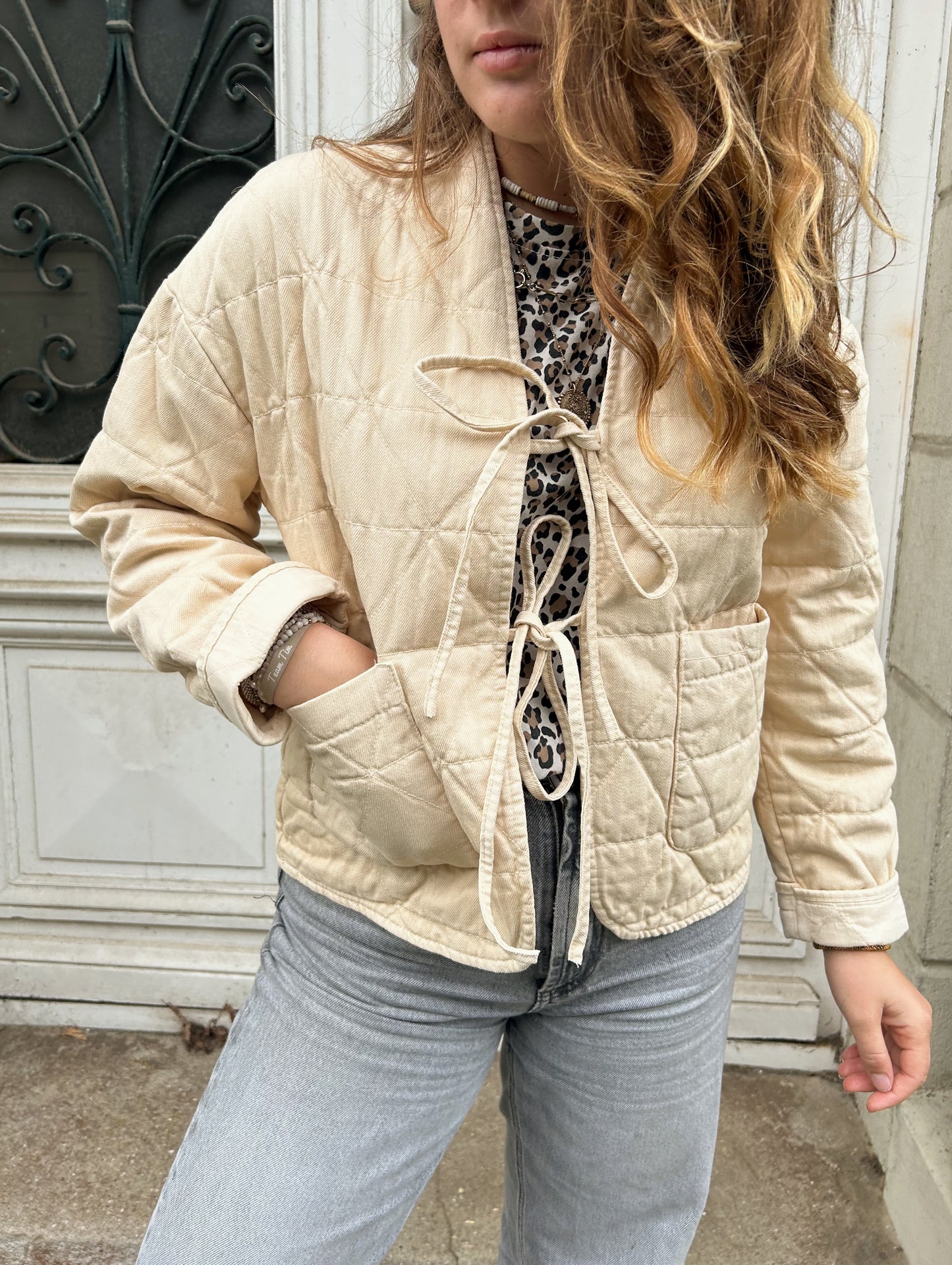 Veste JUDIE beige